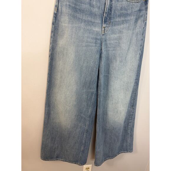 J. Crew High-rise Superwide-leg Jean Elliot wash High Rise Women's 26 - Picture 7 of 11